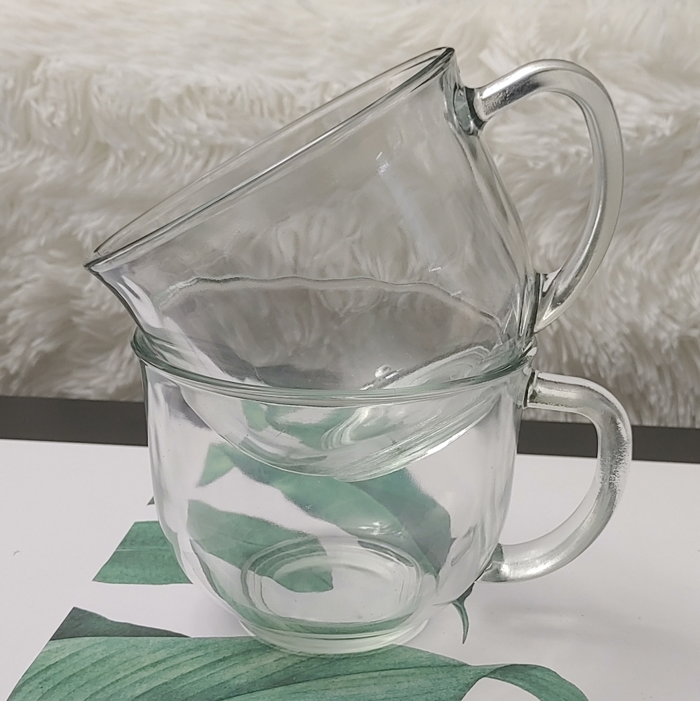 Clear Bowl Mug Set